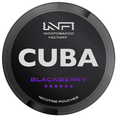 CUBA Black Blackberry 43mg Pouches Online UK