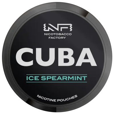Buy CUBA Black Ice Spearmint 43mg Pouches UK