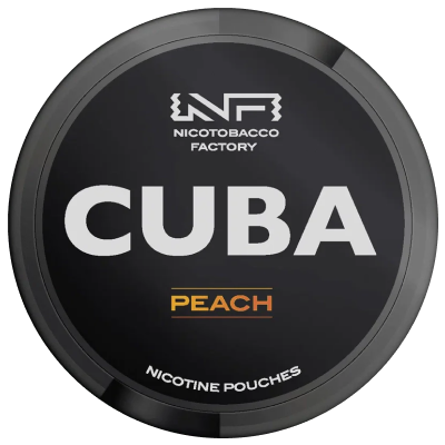 CUBA Black Peach 43mg Pouches Online UK