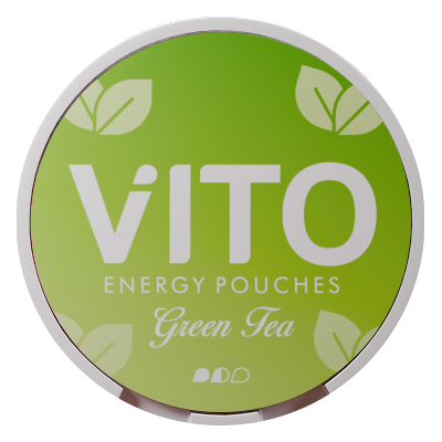 Green Tea Vito Energy Pouches 80mg