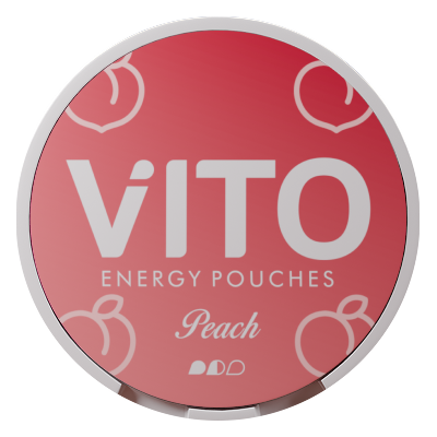 Peach Vito Energy Pouches 80mg