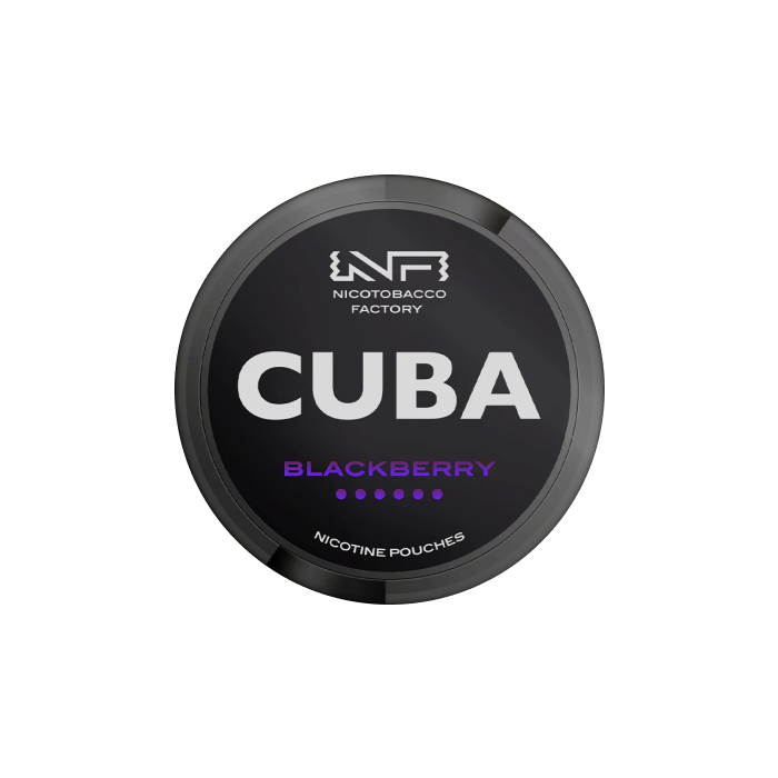 CUBA Black Blackberry 43mg Pouches Online UK