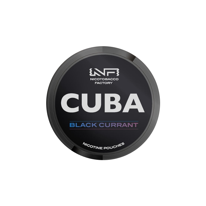 Buy CUBA Black Blackcurrant 43mg Nicotine Pouches Online