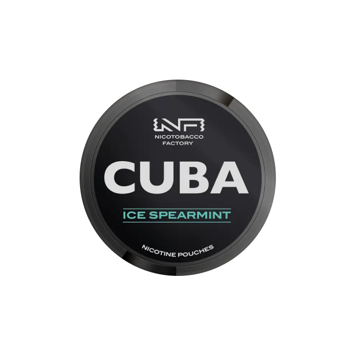Buy CUBA Black Ice Spearmint 43mg Pouches UK