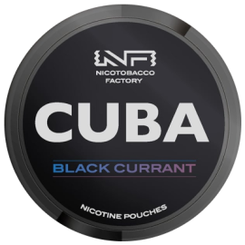 Buy CUBA Black Blackcurrant 43mg Nicotine Pouches Online