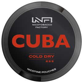 Buy CUBA Black Cold Dry 43mg Pouches UK