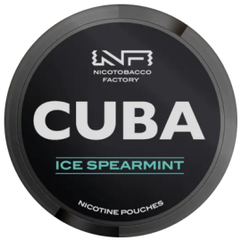 Buy CUBA Black Ice Spearmint 43mg Pouches UK