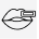 Place nicotine pouch under lip icon